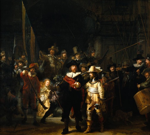 The_Nightwatch_by_Rembrandt 1642
