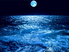 Sea at night