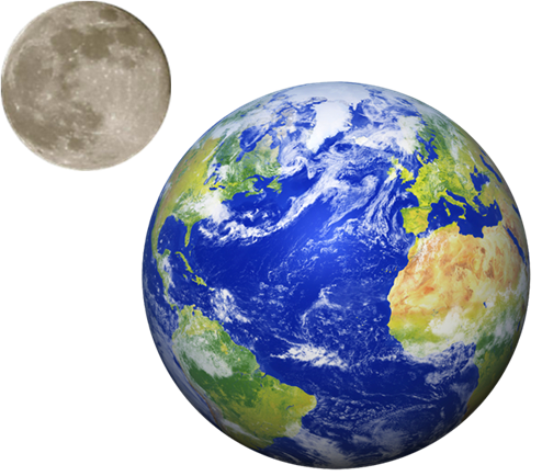 Earth and Moon