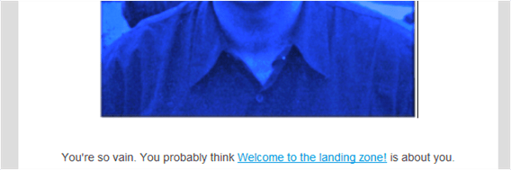 bottom third of poster sized email