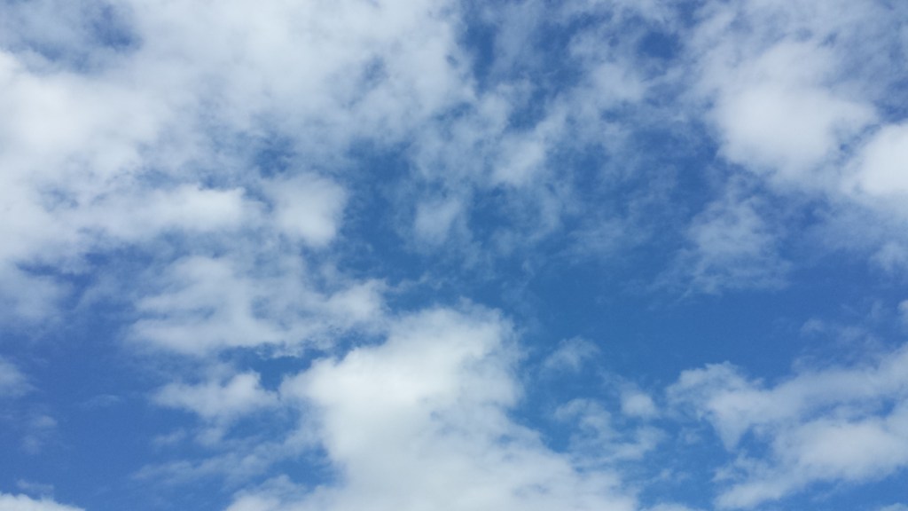 From out of the blue