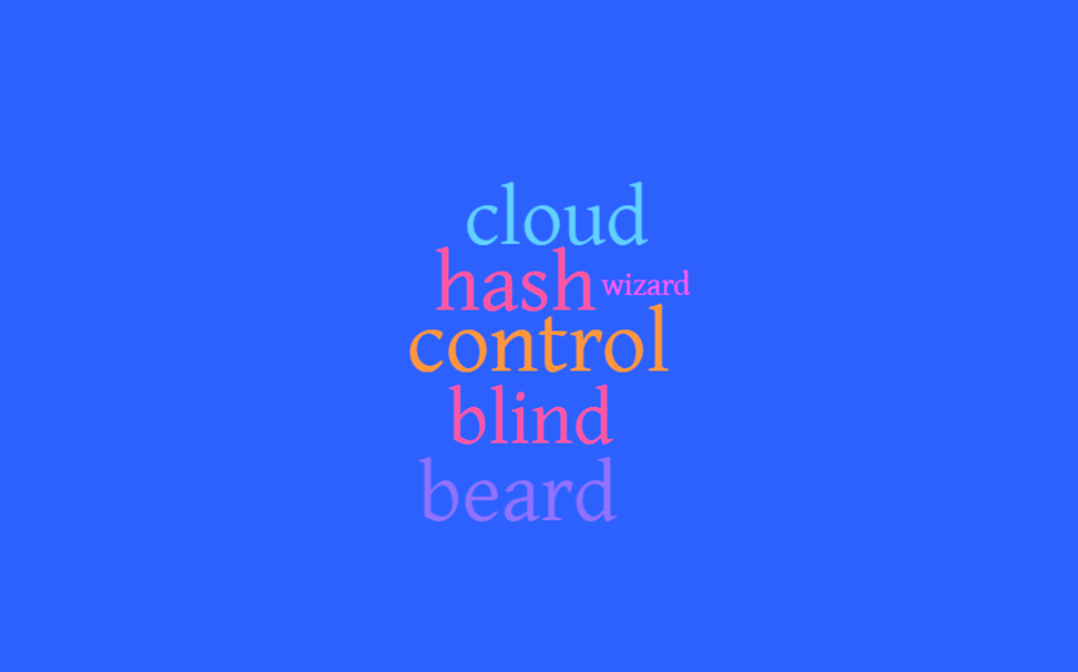 The Wednesday Wordcloud: Smoke and Mirrors and Safety First