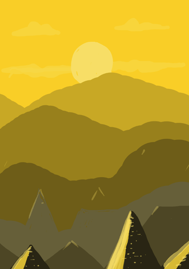 Ten Minute Doodle: Golden&nbsp;Sunrise