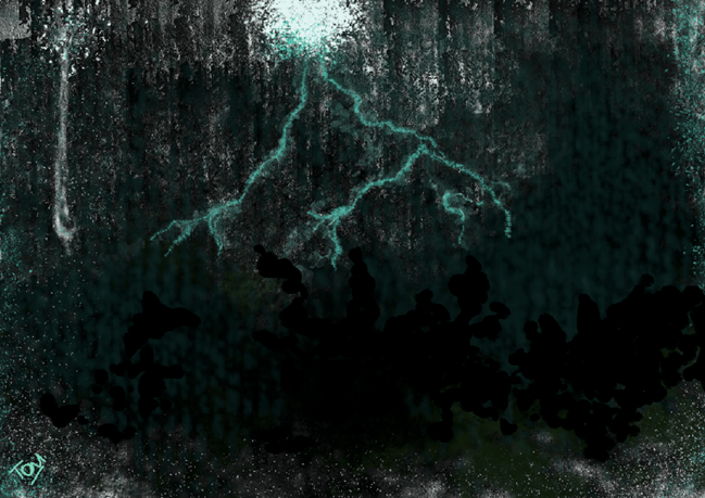 Ten Minute Doodle: Lightning on the&nbsp;Horizon